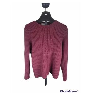 Vintage Marsh Landing By Amanda Smith Women's Cable Knit Sweater‎ Size Medium